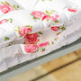 Helmsley Blush Vintage Floral Square Seat Pads, thumbnail 4 of 7