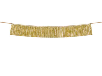 Gold Fringe Christmas Garland 135cm, 2 of 11