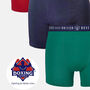 Three Pack Men's Stretch Trunks Heritage Colours, thumbnail 2 of 5