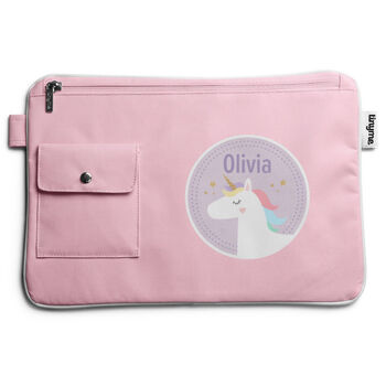 Personalised Unicorn Design Kids Pencil Case, 4 of 7
