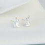 Sterling Silver Rabbit Stud Earrings, thumbnail 4 of 5