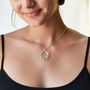 Sterling Silver Liquid Loops Necklace, thumbnail 2 of 7