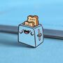 Toaster Enamel Pin | Cute Pin Badges, thumbnail 1 of 5