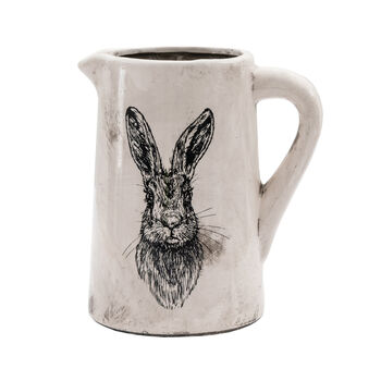 Ceramic Hare Pitcher, 3 of 6