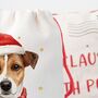 Personalised Jack Russell Santa Sack, thumbnail 2 of 3