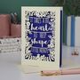 Papercut Teacher 'Big Heart' Card, thumbnail 6 of 7