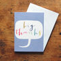 Mini Big Thanks Card, thumbnail 4 of 5