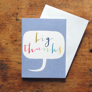 Mini Big Thanks Card, 4 of 5