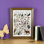 Moorland Wildlife Of Britain Wildlife Print, thumbnail 9 of 9