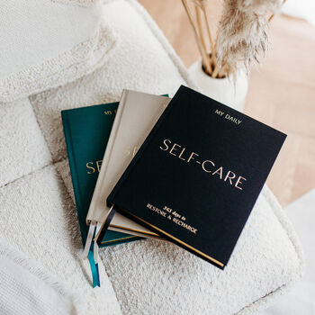 My Daily Self Care Journal Wellness Journal Black, 3 of 12