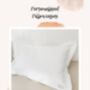 Personalised Premium Cotton 200 Tc Oxford Pillowcase, thumbnail 9 of 9