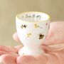 Flowers And Bees Egg Cup, thumbnail 1 of 4