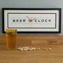 Beer O Clock Frame Clock, thumbnail 2 of 8