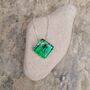 Emerald Green Glass Pendant Necklace, thumbnail 2 of 8