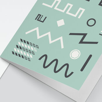 Synth Waveforms Greetings Card | Music Lover Card, 4 of 5