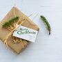 10 Personalised Merry Christmas Gift Tags, thumbnail 2 of 4