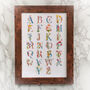 The Flower Alphabet Print, thumbnail 6 of 9