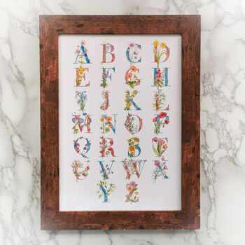 The Flower Alphabet Print, 6 of 9