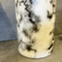 30cm Xl Marbled Grey LED Pillar Candle – Real Wax, thumbnail 9 of 12