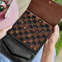 Personalised Leather Chess And Draughts Set, thumbnail 4 of 7