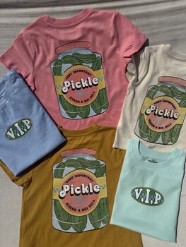 Vip Pickle Kids Organic T Shirt, 3 of 5