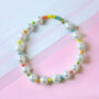 Rainbow Pearl Beaded Bracelet, thumbnail 1 of 4