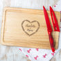 Personalised Housewarming Chopping Board For Couple, thumbnail 2 of 7