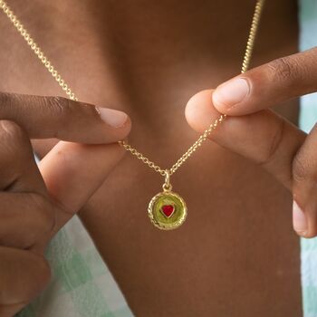 Jammie Dodger Necklace, Sterling Silver Or Gold Plated, 6 of 12