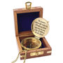 Personalised Brass Compass For Wedding Gift, thumbnail 6 of 11