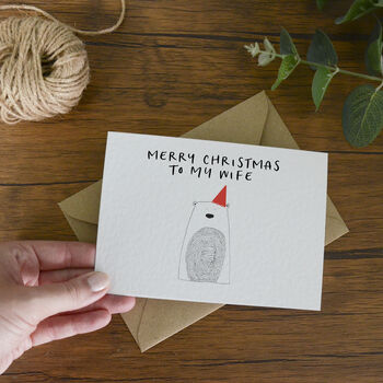 Merry Christmas To My Wife Card, 2 of 4