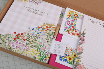Personalised Floral Stationery Box, 7 of 8