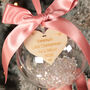Personalised 'Last Christmas As A Miss' Bauble, thumbnail 3 of 7