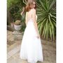 Holly In White ~ Junior Bridesmaid Dress, thumbnail 2 of 4