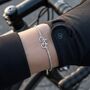 Personalised Cyclists Bracelet In Gold Or Silver, thumbnail 9 of 12