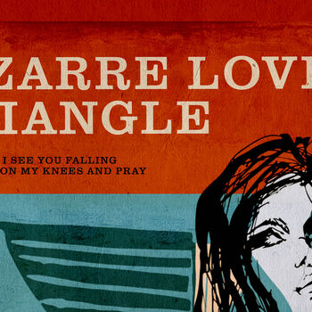 Bizarre Love Triangle Music Poster Print, 2 of 4