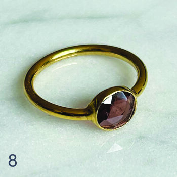Tara One Stone Ring, 8 of 11