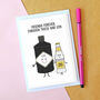 'Thick And Gin' Card For Friend, thumbnail 2 of 3