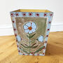 Songbird And Harlequin Wastepaper Bin, thumbnail 5 of 11