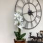 White Artificial Luxury Silk Cymbidium Orchid, thumbnail 1 of 6