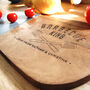 Personalised Barbecue King Wood / Slate Chopping Board, thumbnail 3 of 4