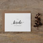 'To My Bride On Our Wedding Day' Card, thumbnail 1 of 2