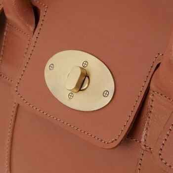 Harriet Leather Tote Bag | Handcrafted Full Grain Work And Laptop Tote, 12 of 12