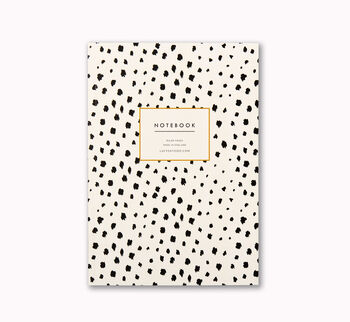 A5 Notebook, Dalmatian Print, Lined Journal, 10 of 10
