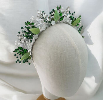 Botanical Fairytale Bridal Crown, 4 of 7