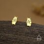 Kawaii Hamster Stud Earrings Sterling Silver, thumbnail 6 of 12