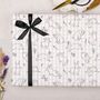 Three Sheets Of Beige Gingham Bunny Wrapping Paper, thumbnail 2 of 2