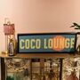 Personalised 1980s Miami Pastel Lightbox Sign, thumbnail 1 of 7