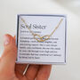 Soul Sister Necklace – Best Friend Gift For Her, Friendship Interlocking Necklace, thumbnail 2 of 8