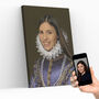Personalised Royal Portrait On Canvas The Countess, thumbnail 1 of 6