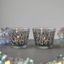 Snow Berry Painted Tea Light Holders, thumbnail 4 of 5